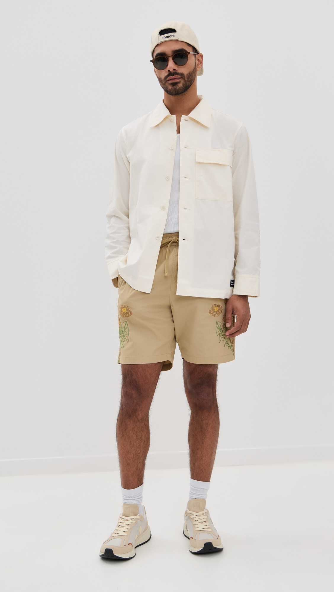 Universal Works X Flower Mountain Beach Shorts 7.5" - 4