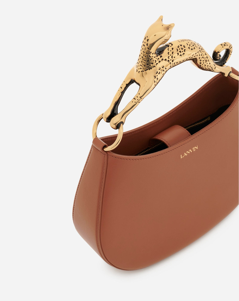 LEATHER HOBO CAT BAG SM 2