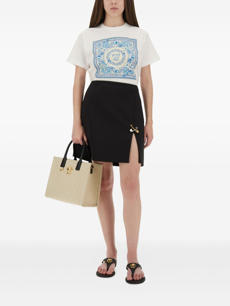 VERSACE square-print T-shirt outlook