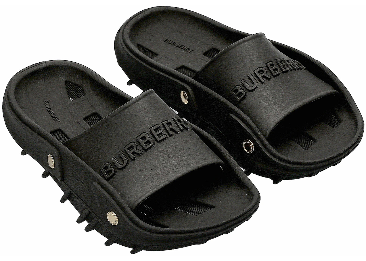 Burberry Bucklow Rubber Slide Black (Women's) - 2
