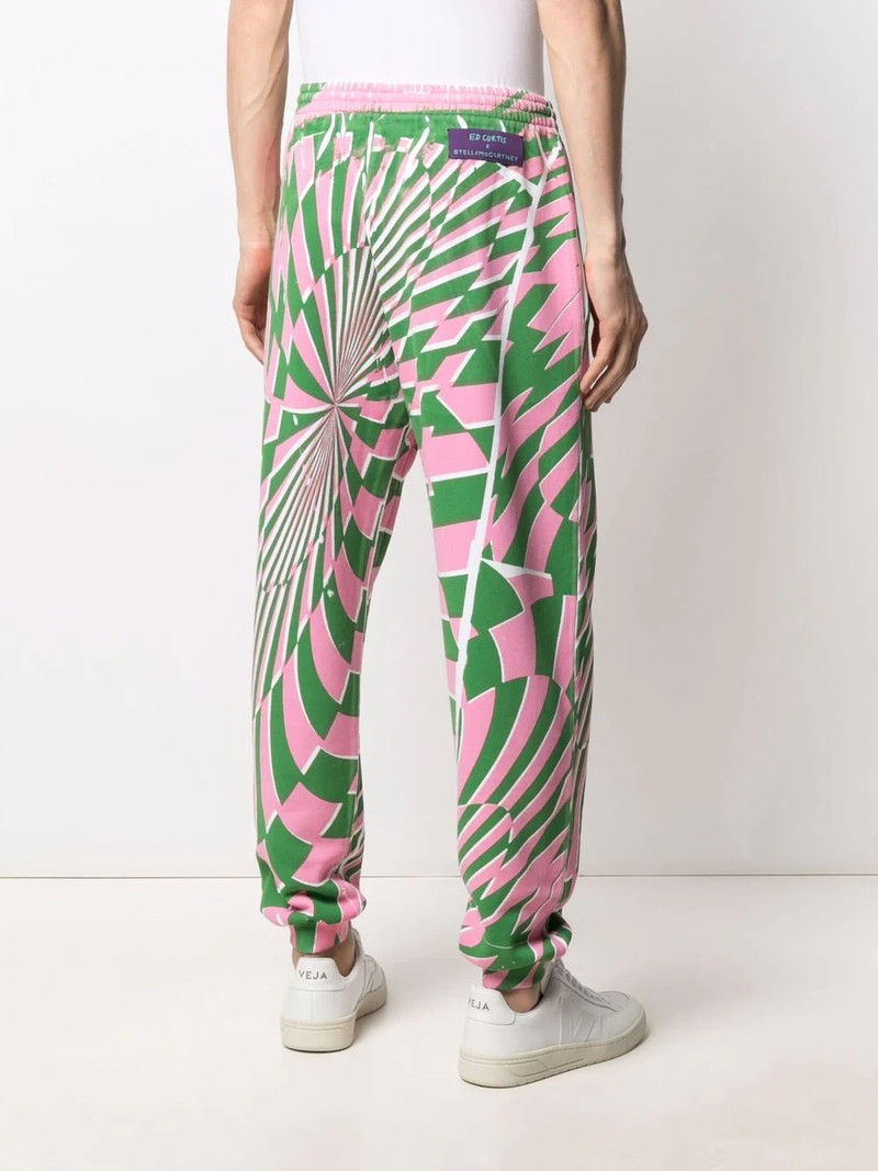 x Ed Curtis geometric pattern track pants 5