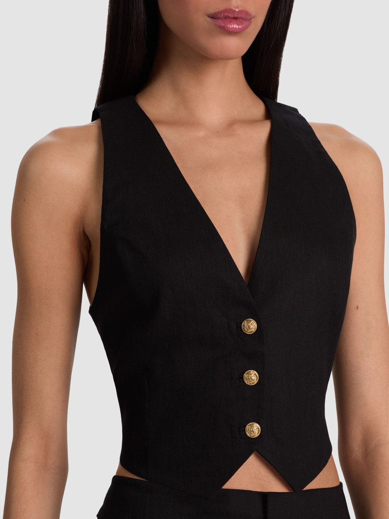 DONNA LINEN VEST 6