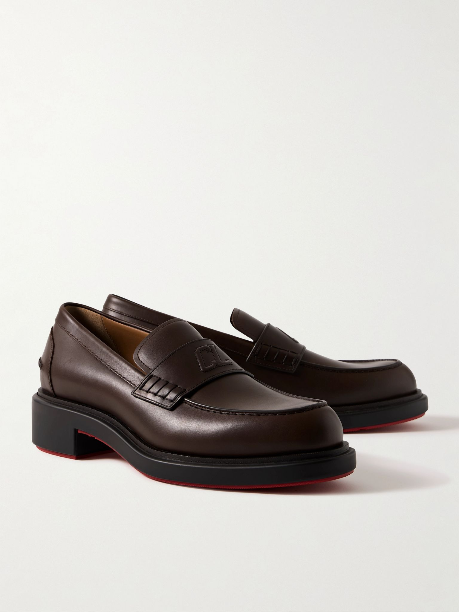 Urbino Moc Leather Penny Loafers Brown - 4