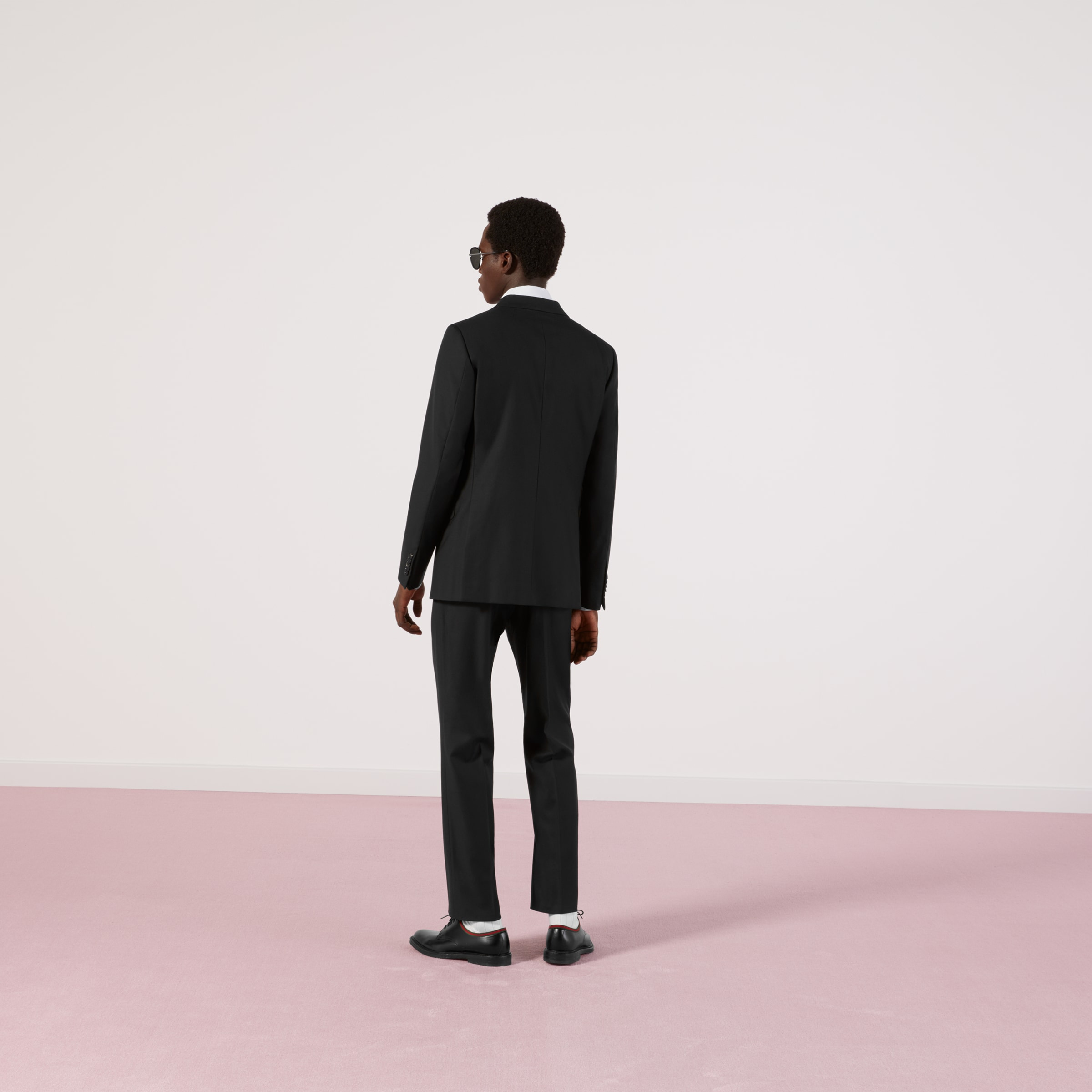 Straight fit wool suit - 11