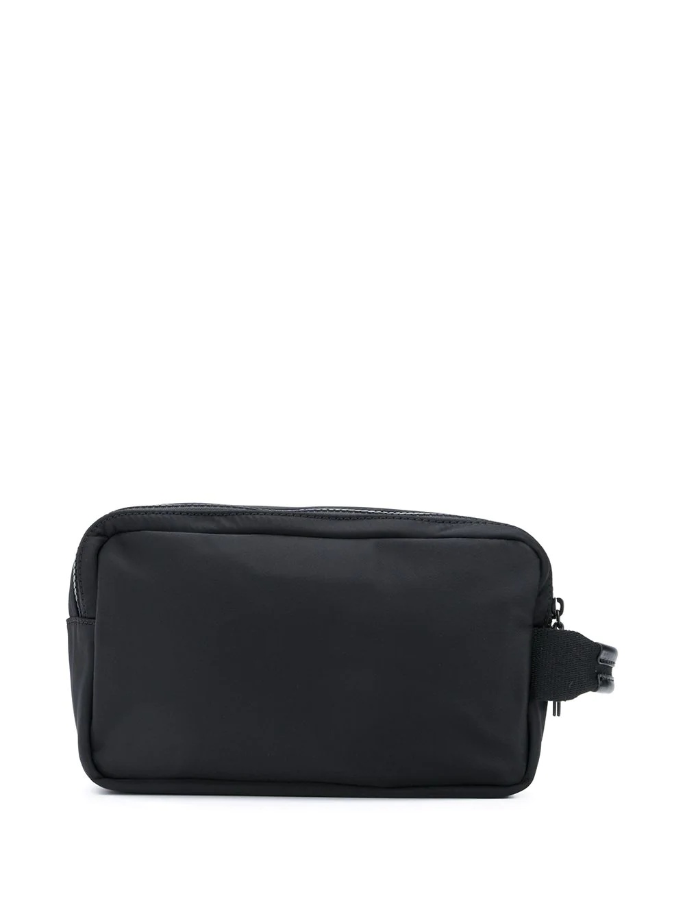 logo print wash bag - 2