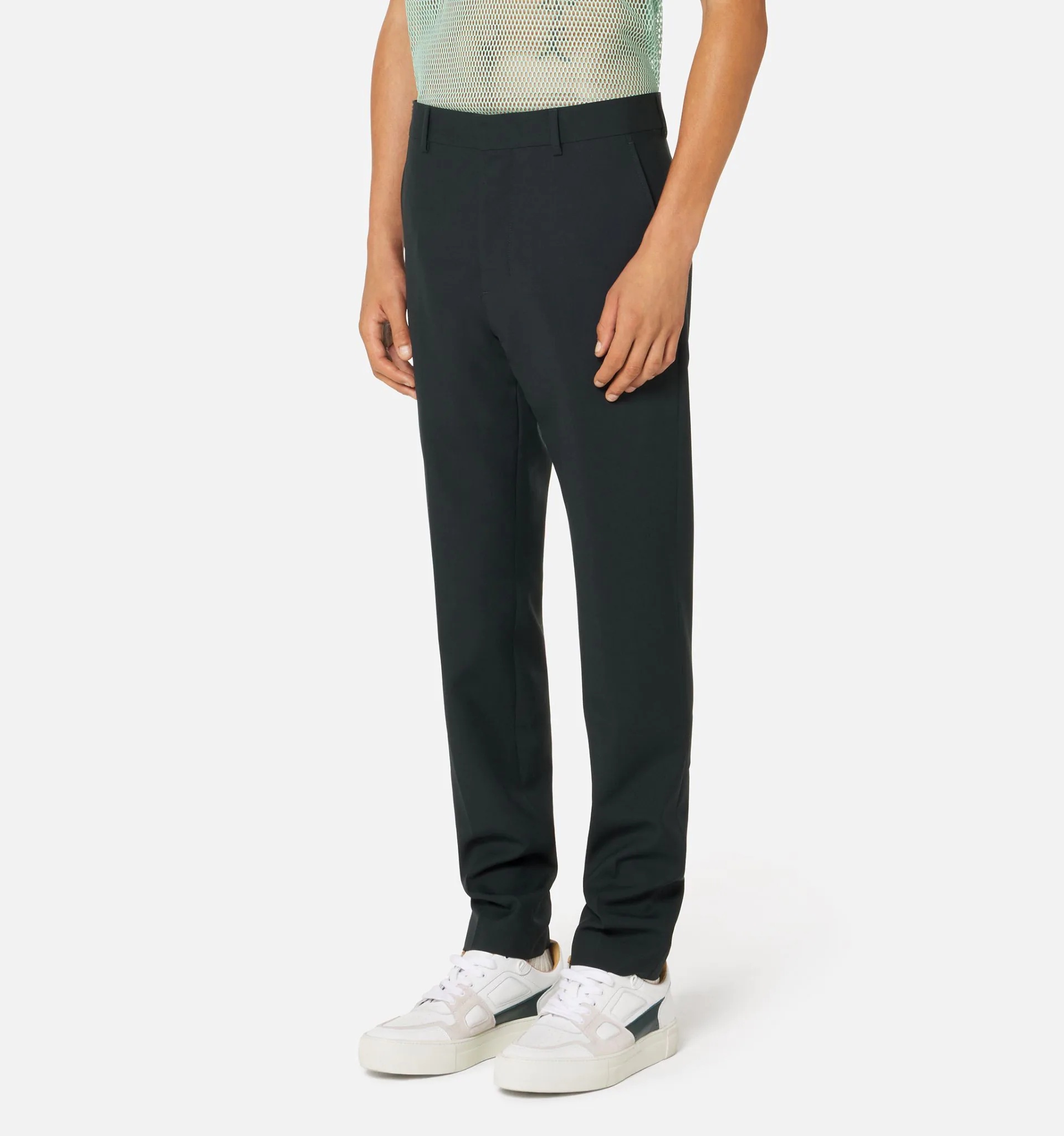 Cigarette Fit Trousers - 3