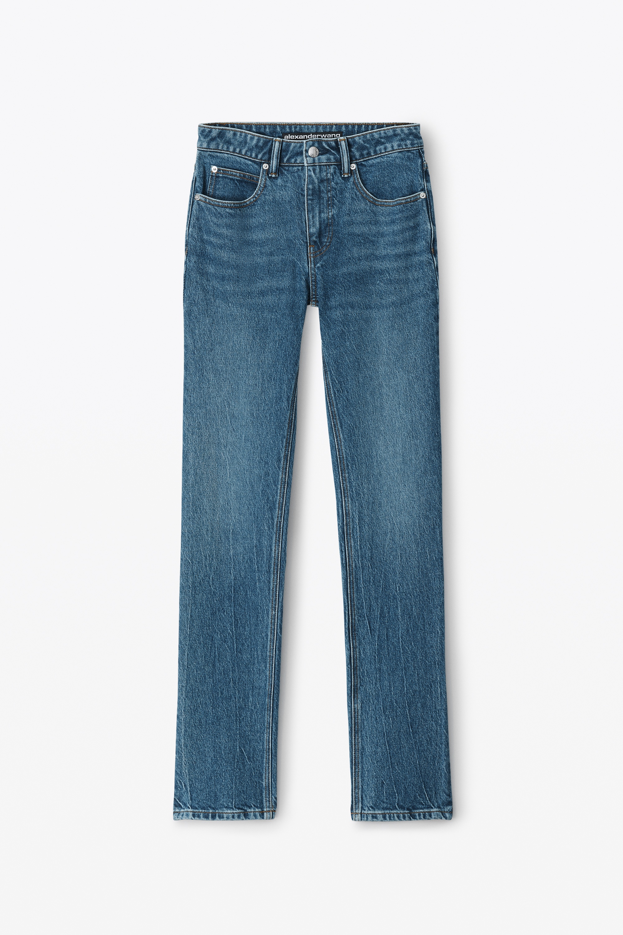 HIGH-RISE JEAN IN COMFORT STRETCH DENIM - 1