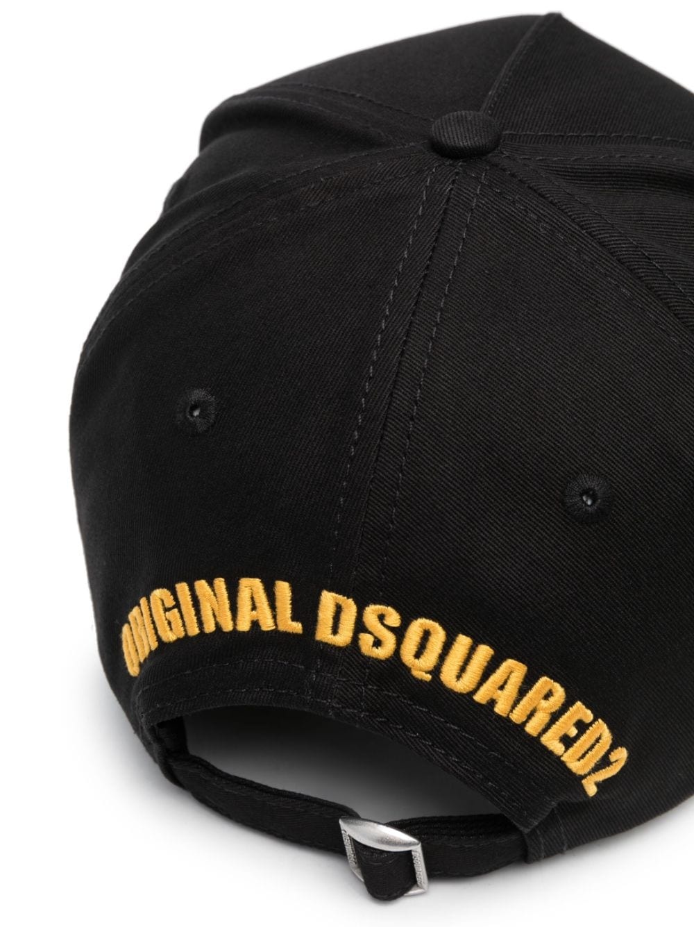 logo-patch cotton baseball cap - 2