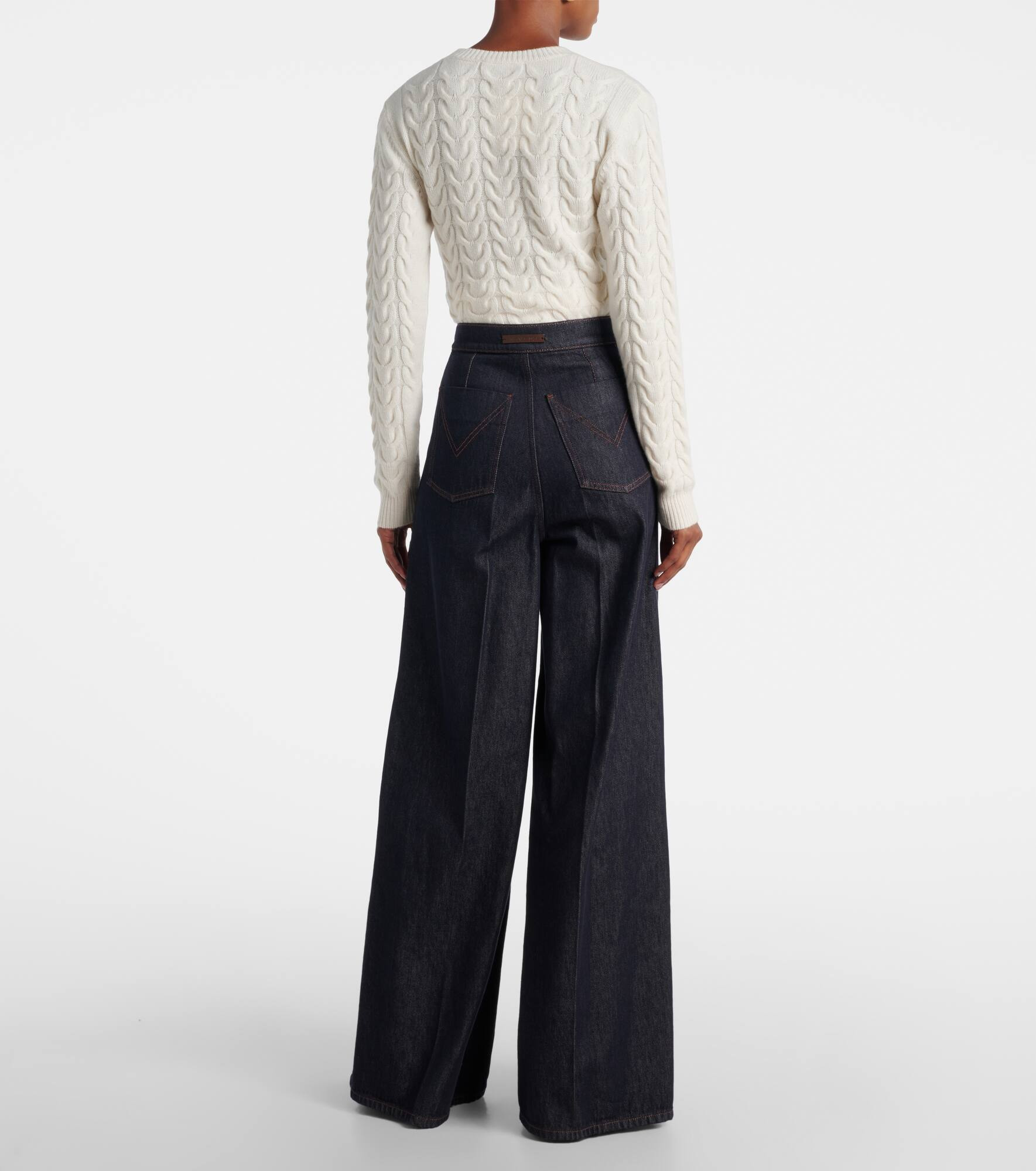 Carmine high-rise wide-leg jeans - 3