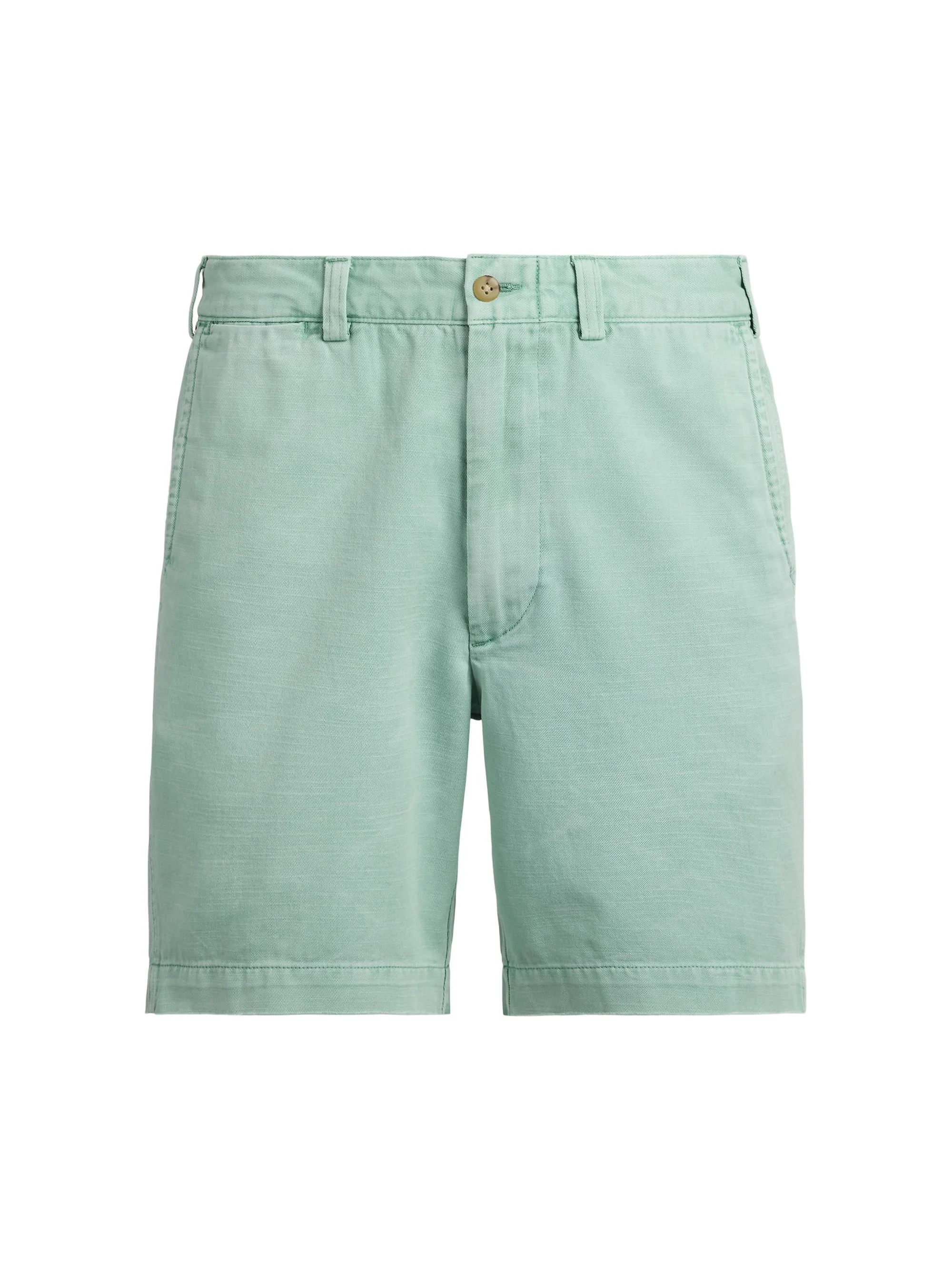 Men's Montauk Flat-Front Cotton Shorts - Celedon - 1