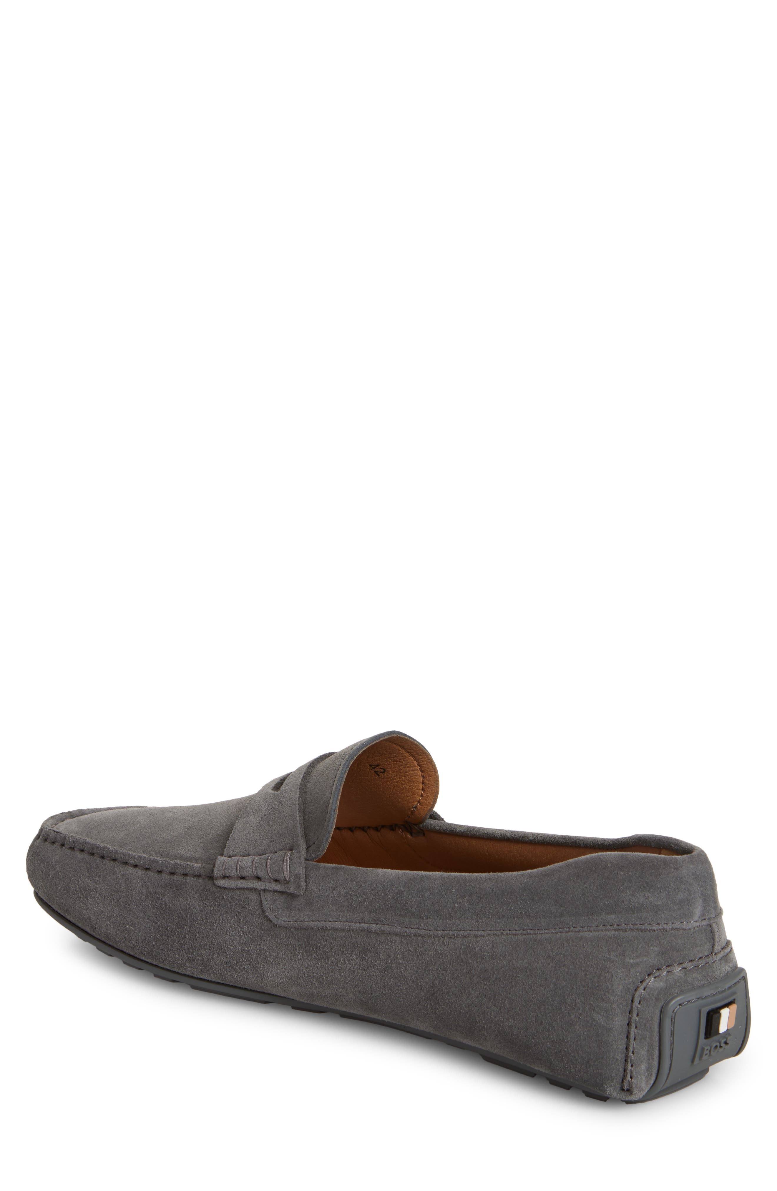 BOSS Noel Penny Loafer in Medium Grey at Nordstrom - 2