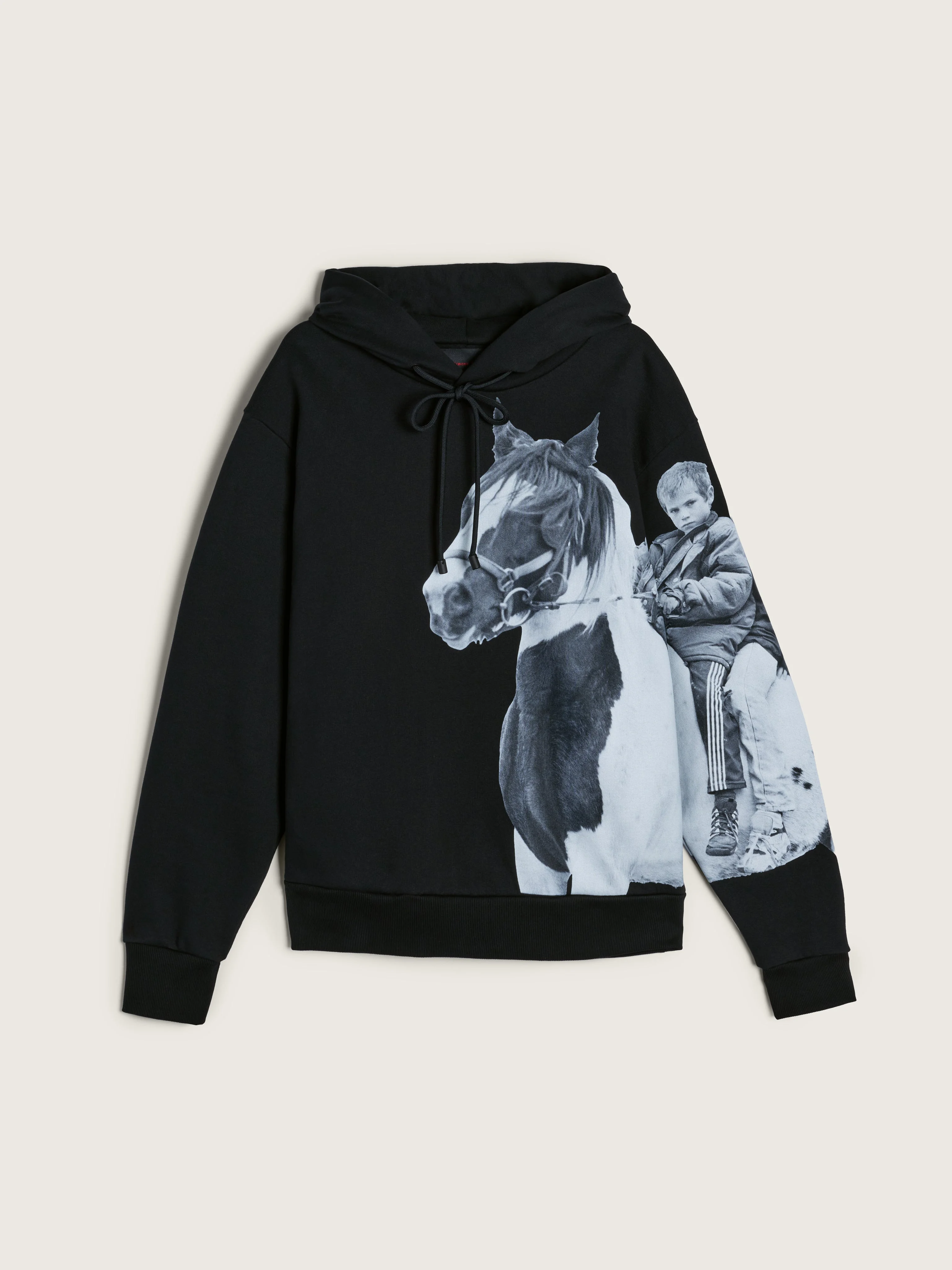 Boxy Pony Kid Print Hoodie - 1