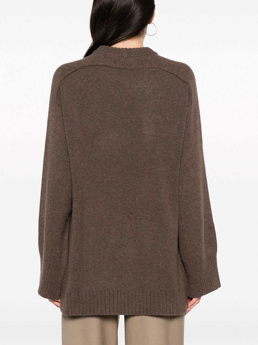 Safi wool-blend crew-neck jumper - 4