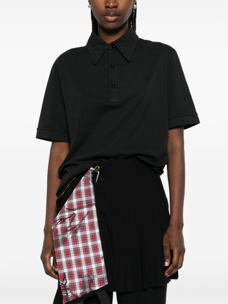 logo-embroidered polo shirt 3