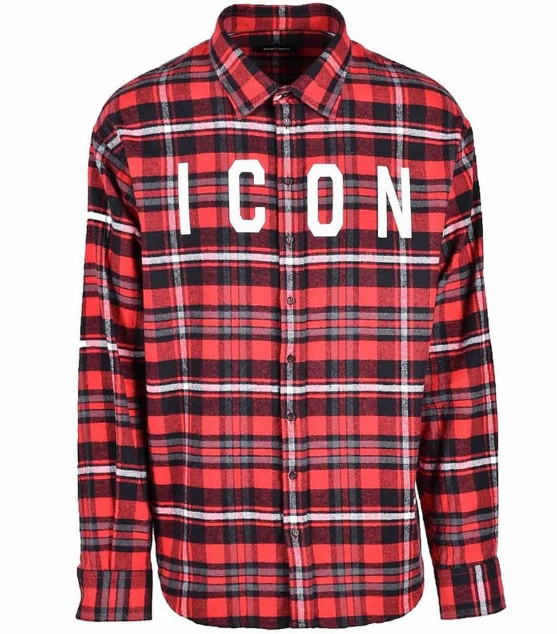 Men's Black Red Shirt - 1