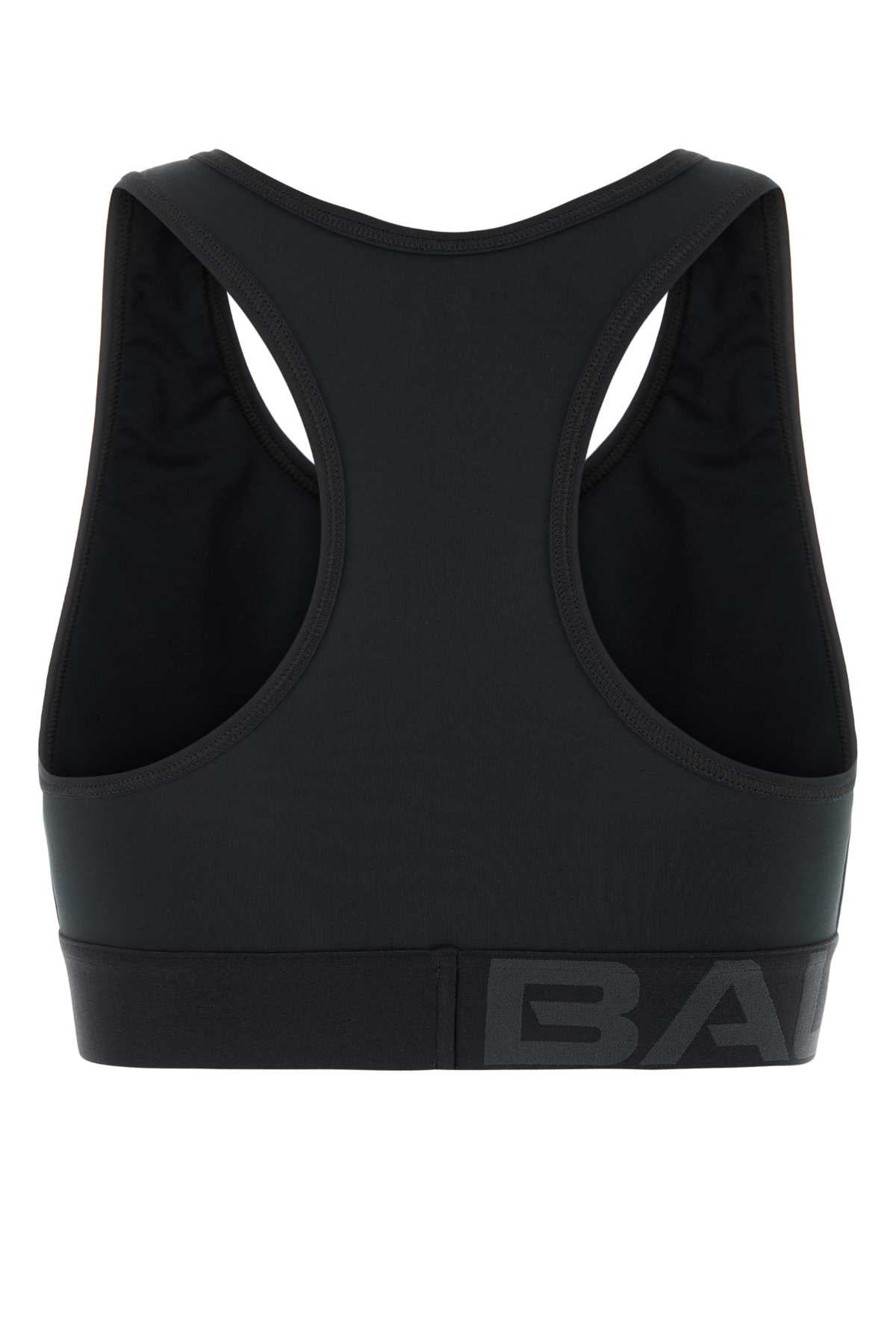 Balenciaga Women Black Tech Jersey Balenciaga X Under Armourâ® Bra - 2
