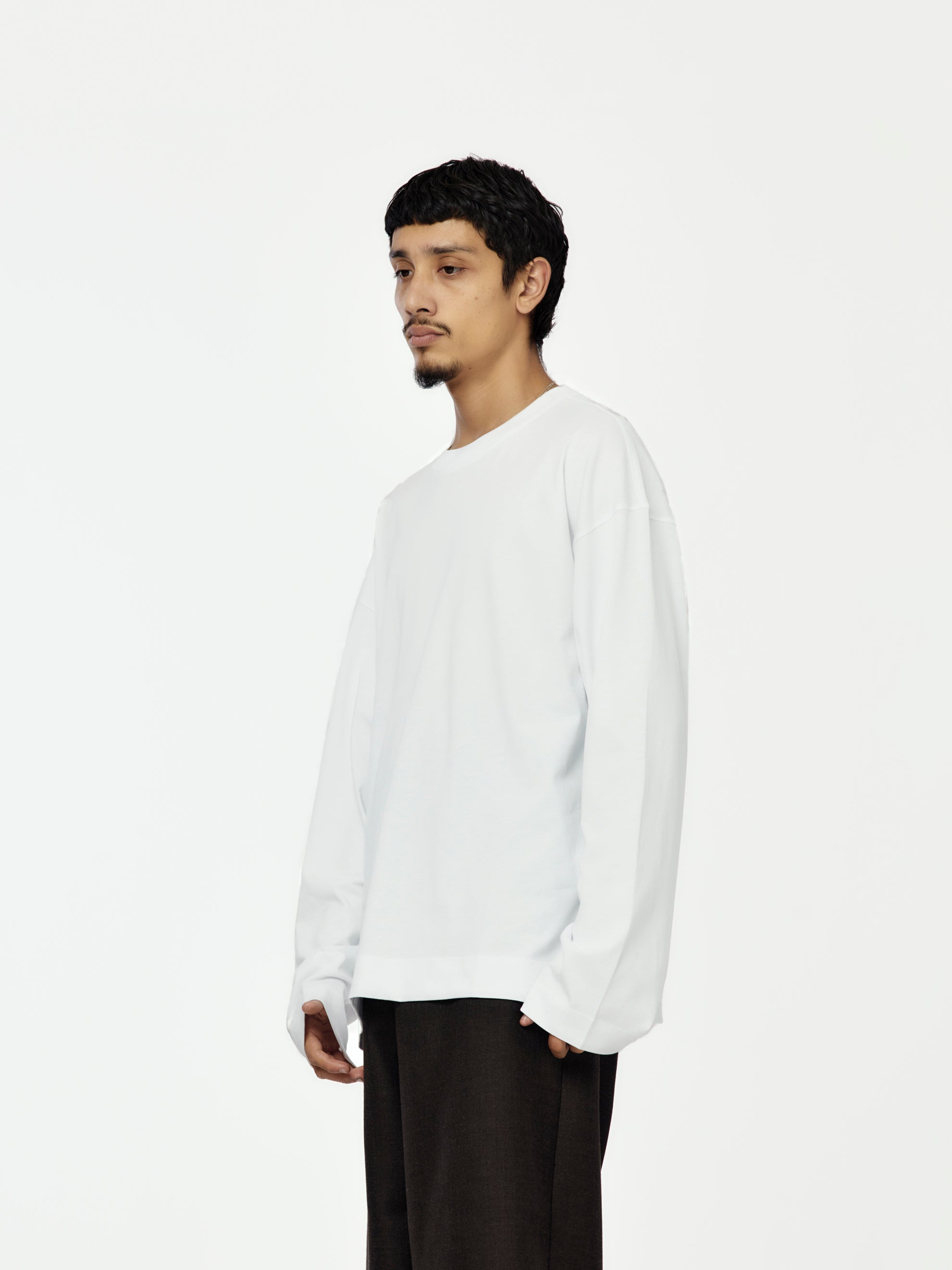 HEGLAND 2603 M.K. LS T-SHIRT (WHITE) - 2