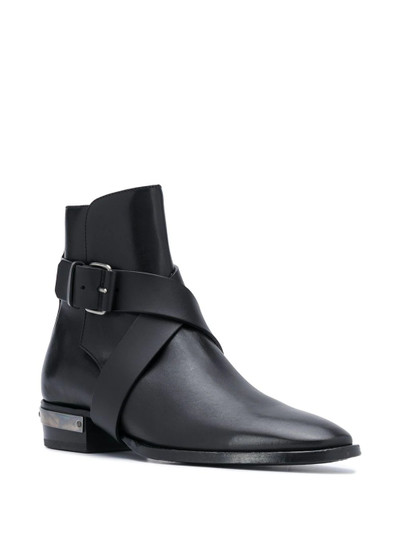 Balmain buckle detail boots outlook