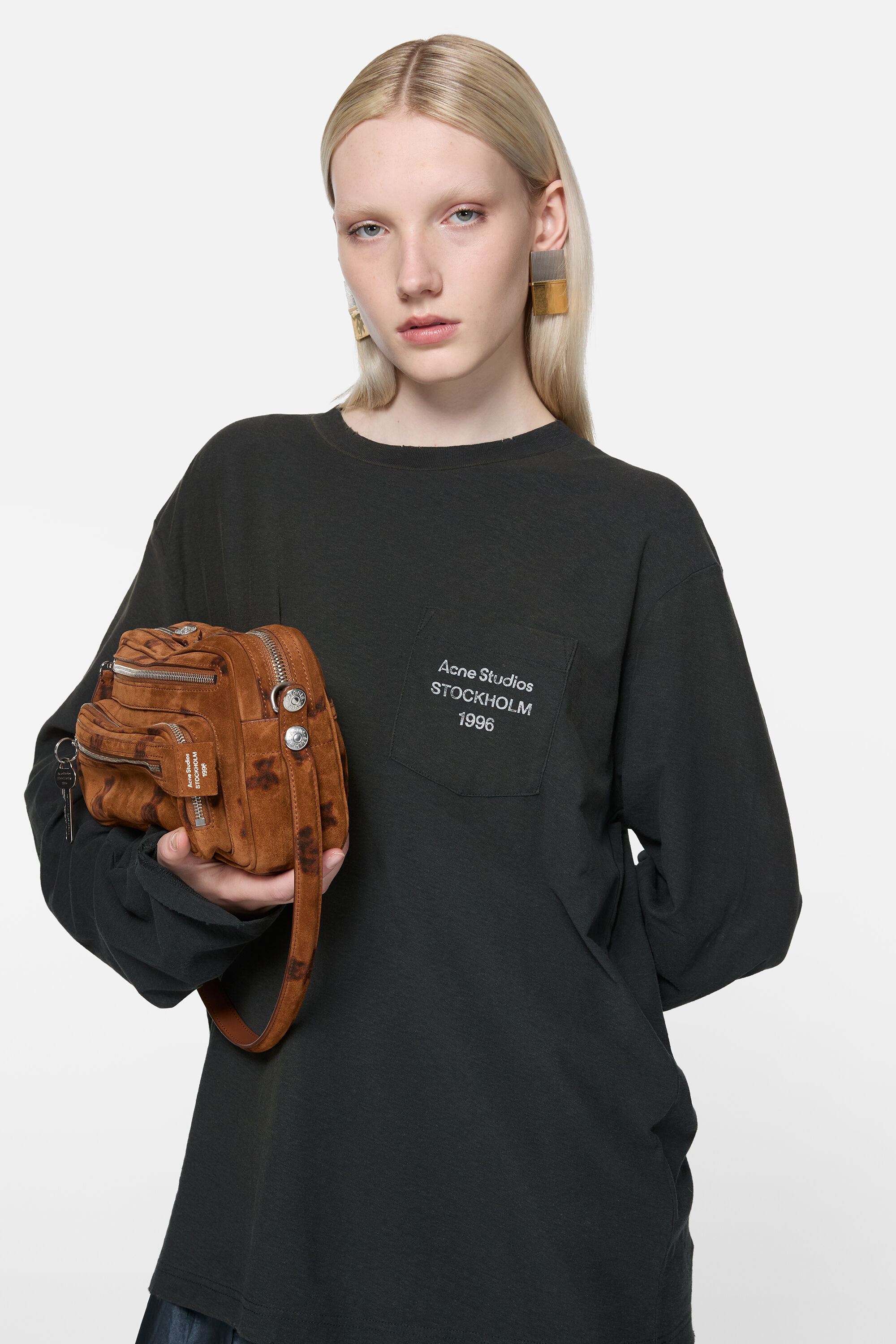 Logo t-shirt - Faded black - 4