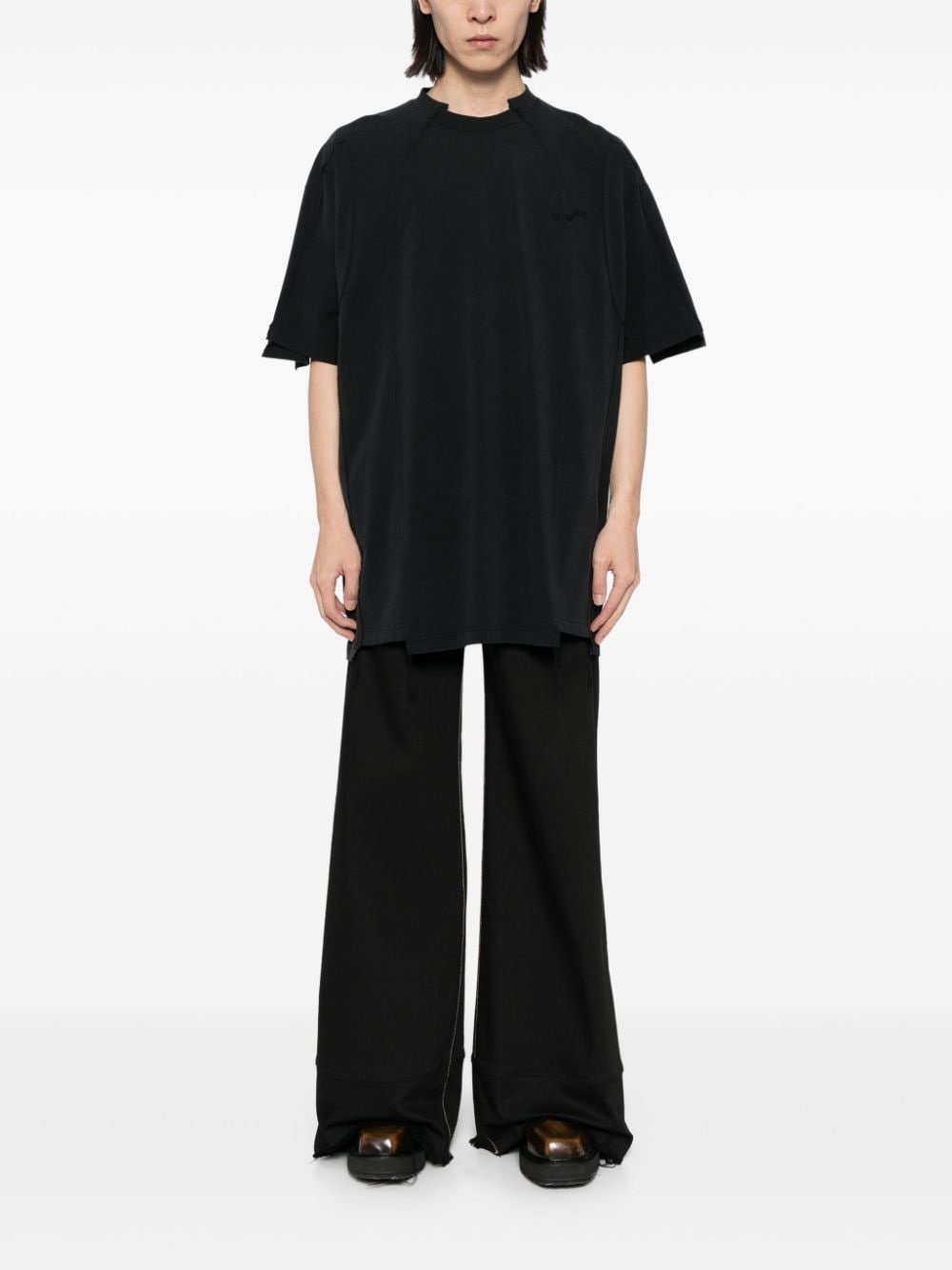 blackout cut-up t-shirt - 2