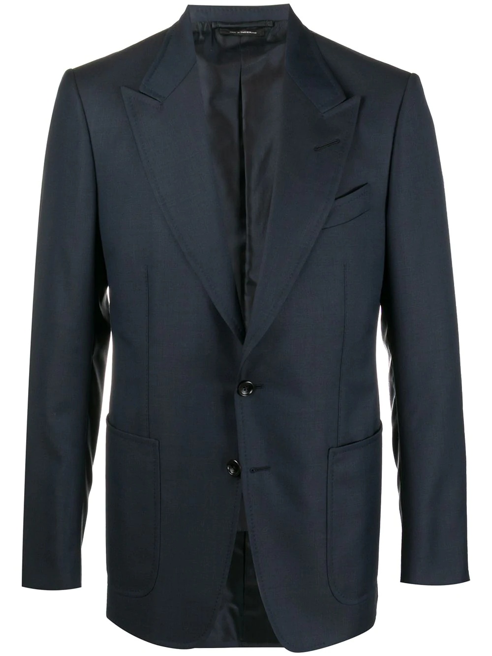 single-breasted tailored blazer - 1