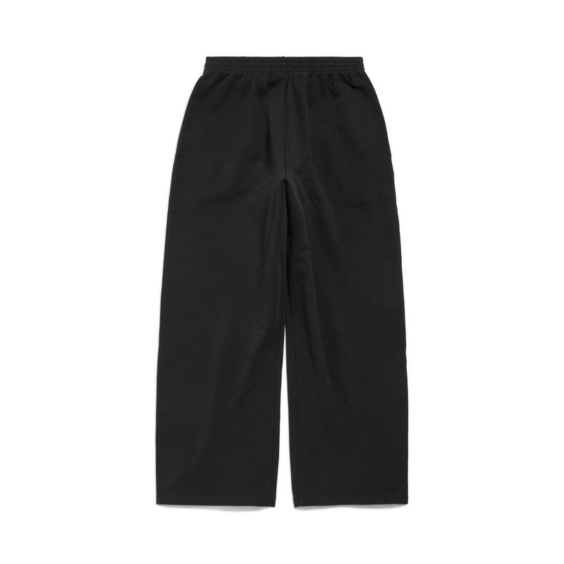 BALENCIAGA Men's 3b Football Baggy Sweatpants in Black/anthracite outlook