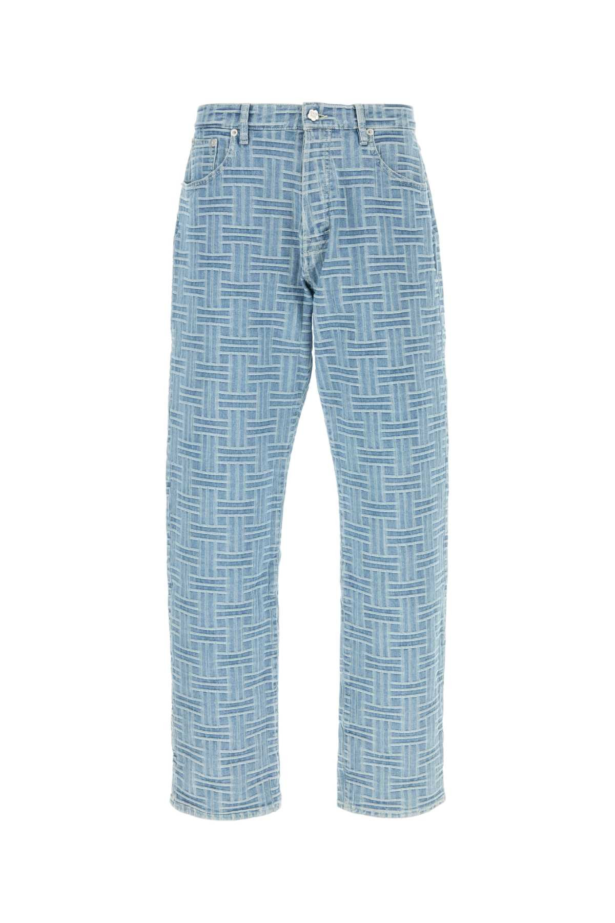 Kenzo Men Embroidered Denim Jeans - 1