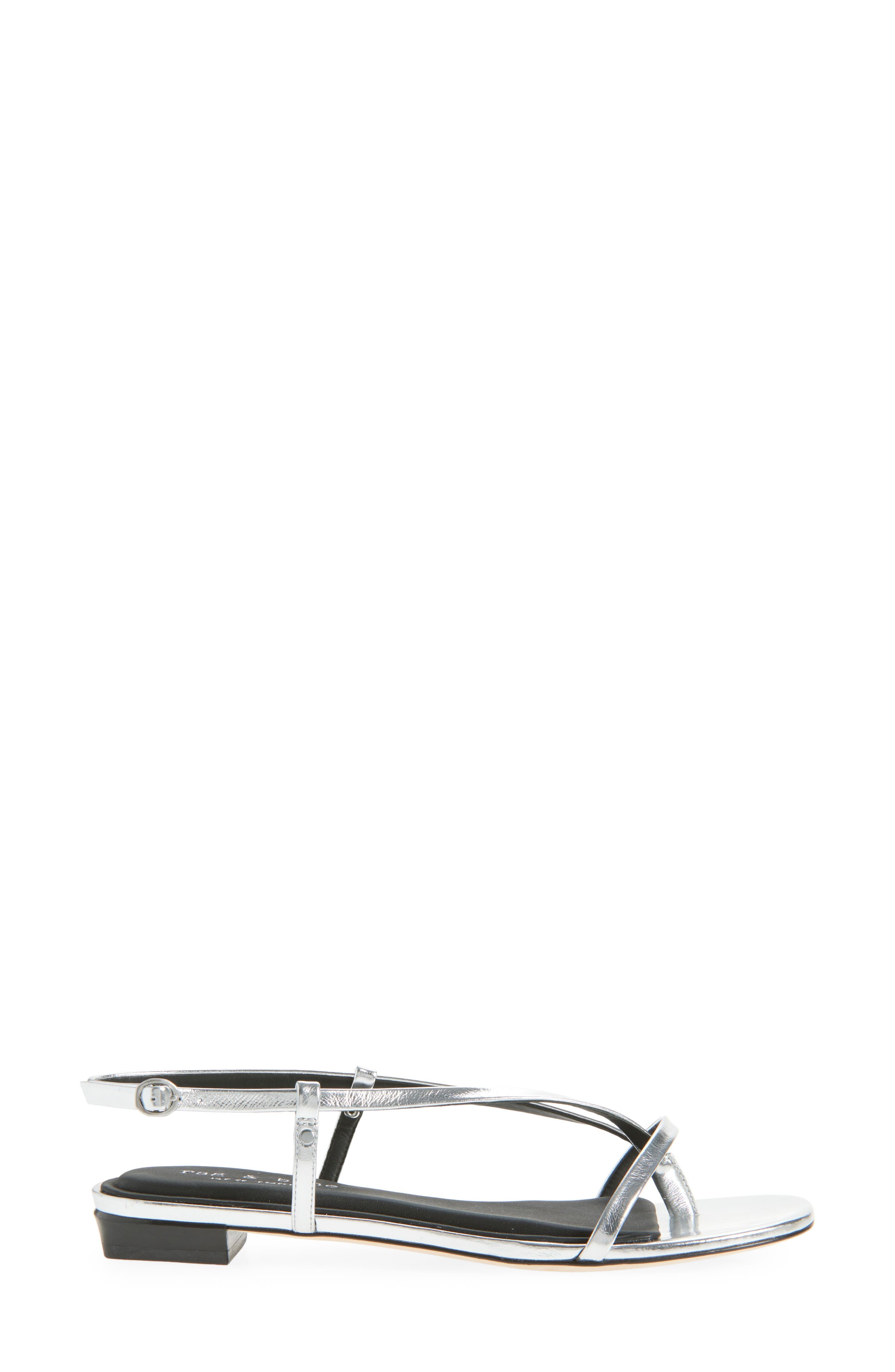 rag & bone Giselle Slingback Sandal in Silver at Nordstrom - 3