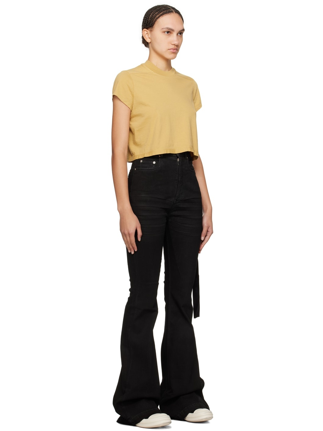 Yellow Cropped T-Shirt - 2