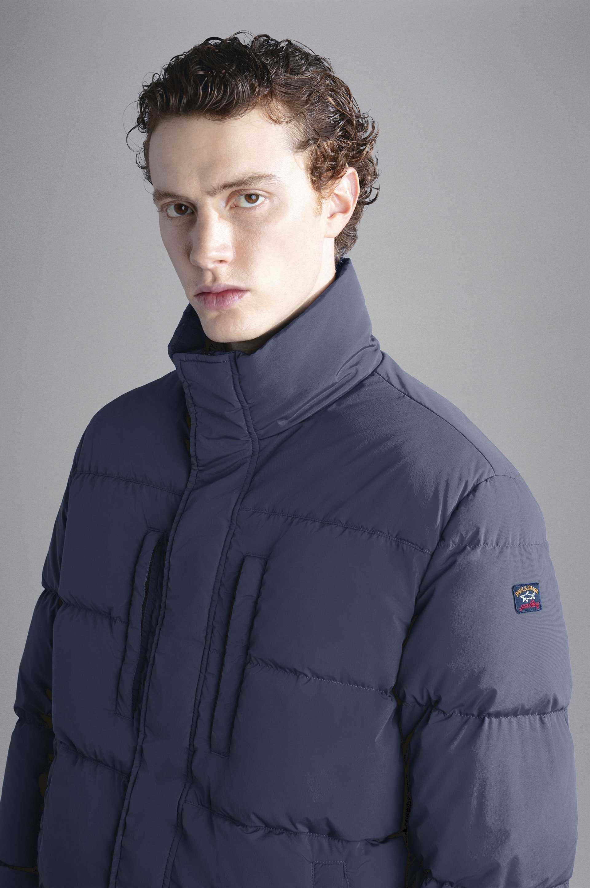 GARMENT DYED ECONYL® NYLON DOWN JACKET - 4