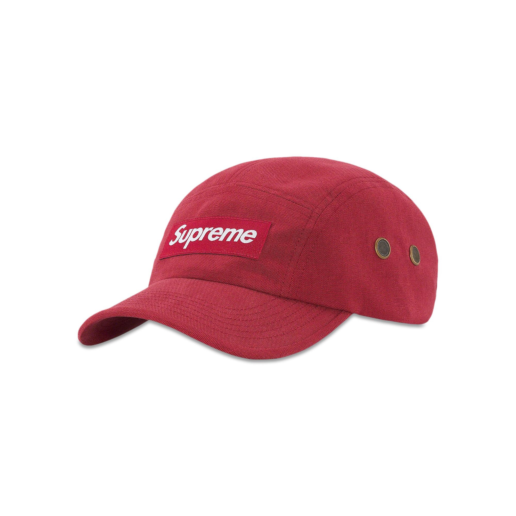 Supreme Brushed Cordura Camp Cap 'Burgundy' - 1