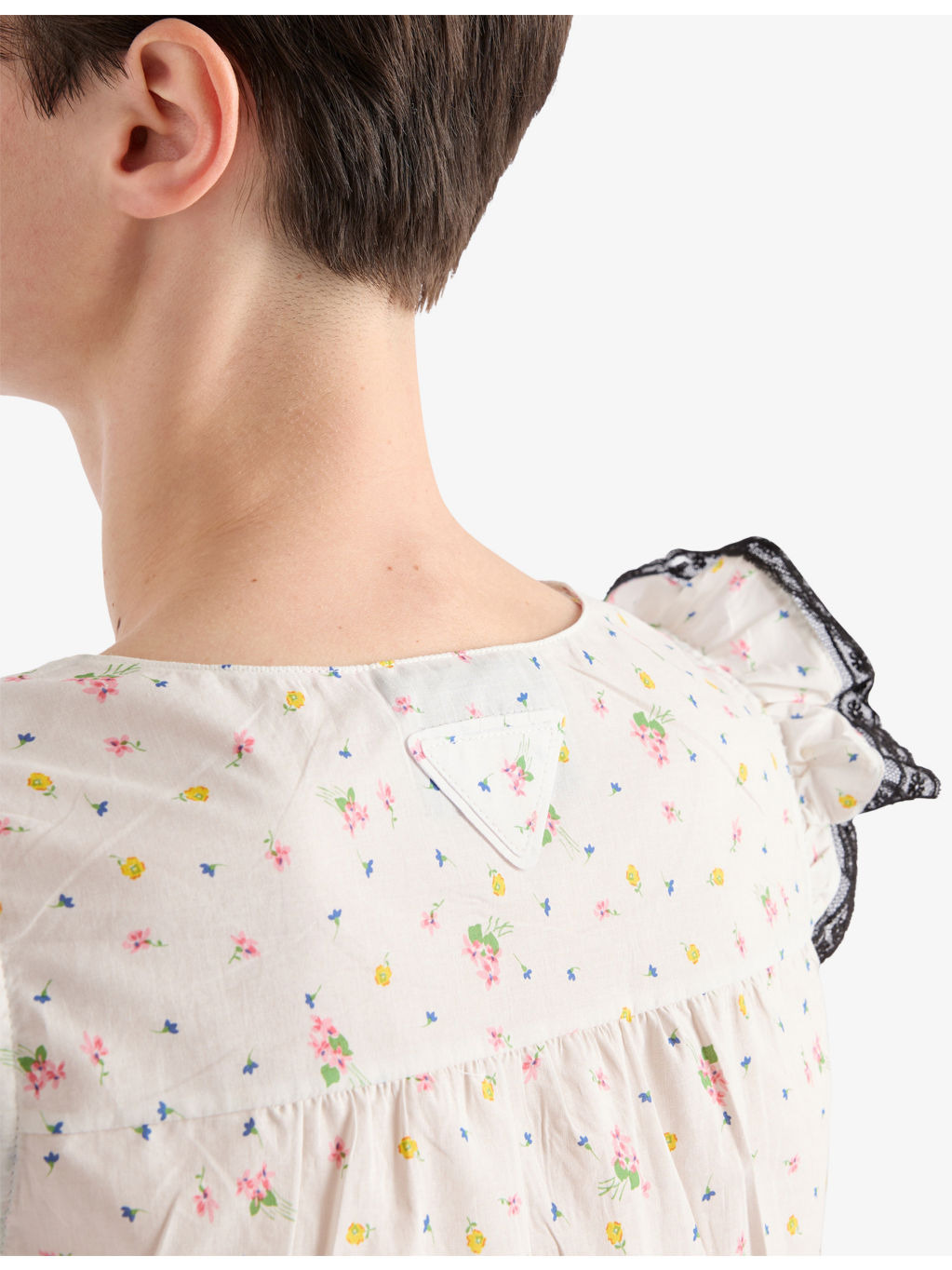 Floral-Print Cotton Mini Dress - 6