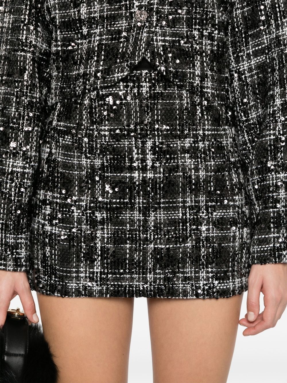 bouclé mini skirt - 5