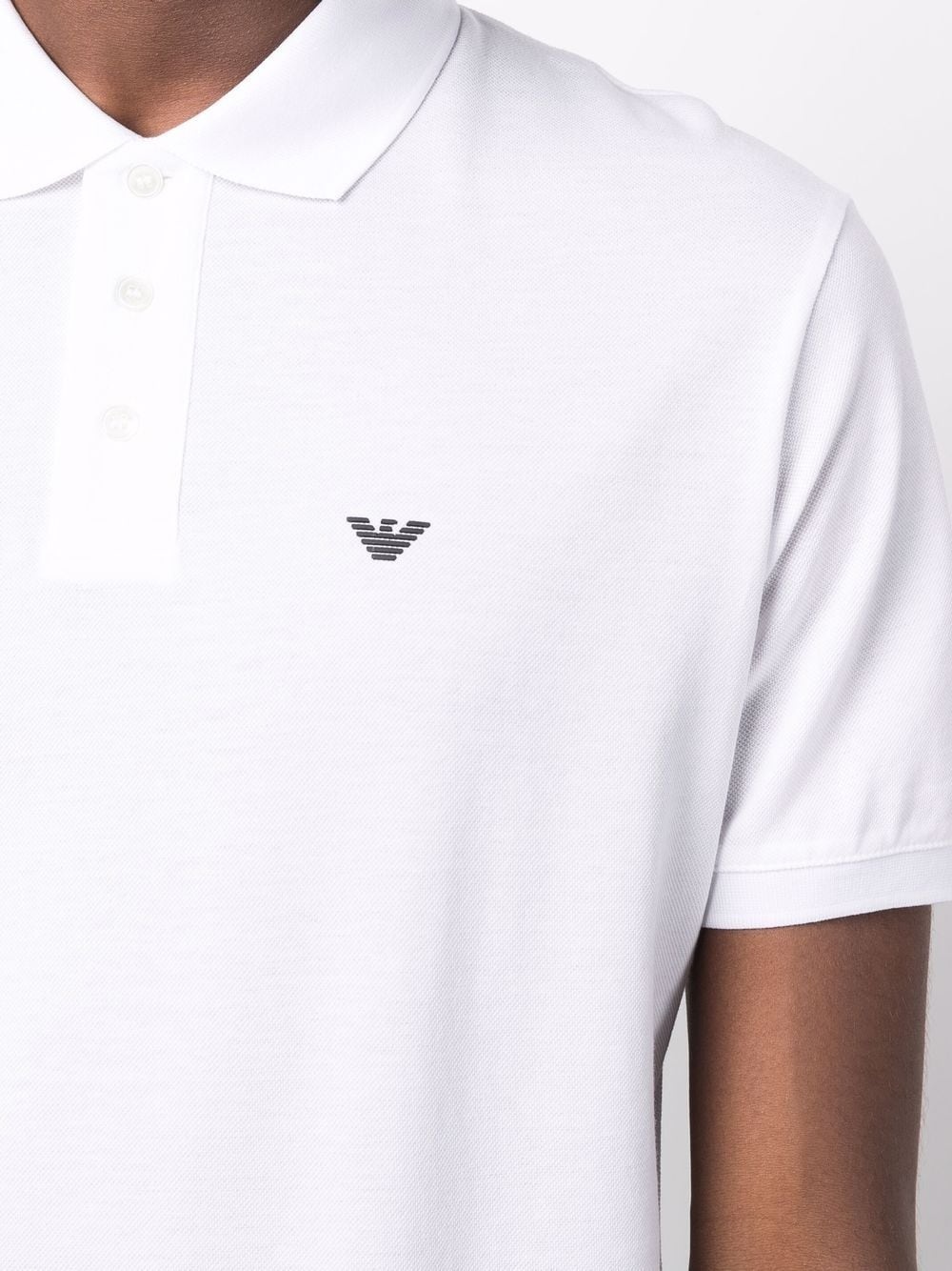 logo-embroidered polo shirt - 5