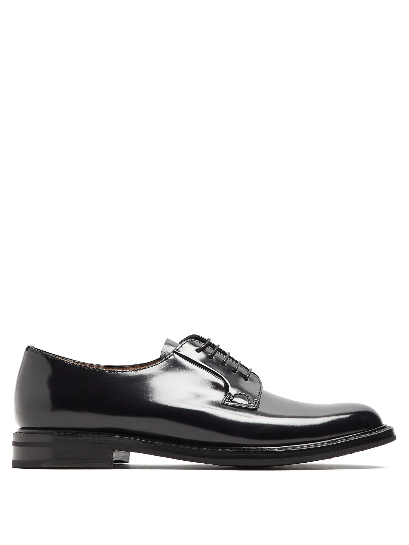 Shannon 2 lace-up leather derby shoes - 1