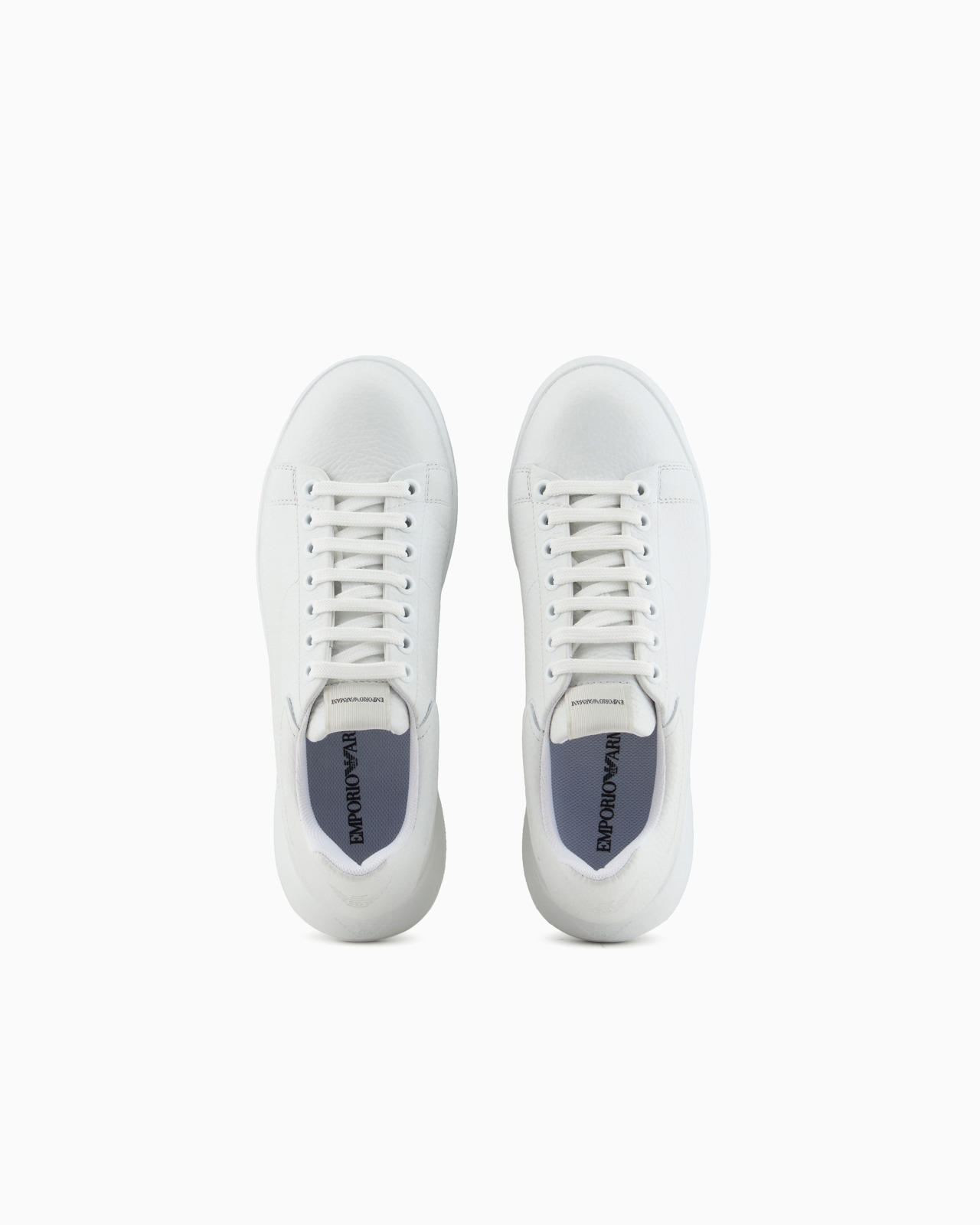Tumbled leather sneakers - 3