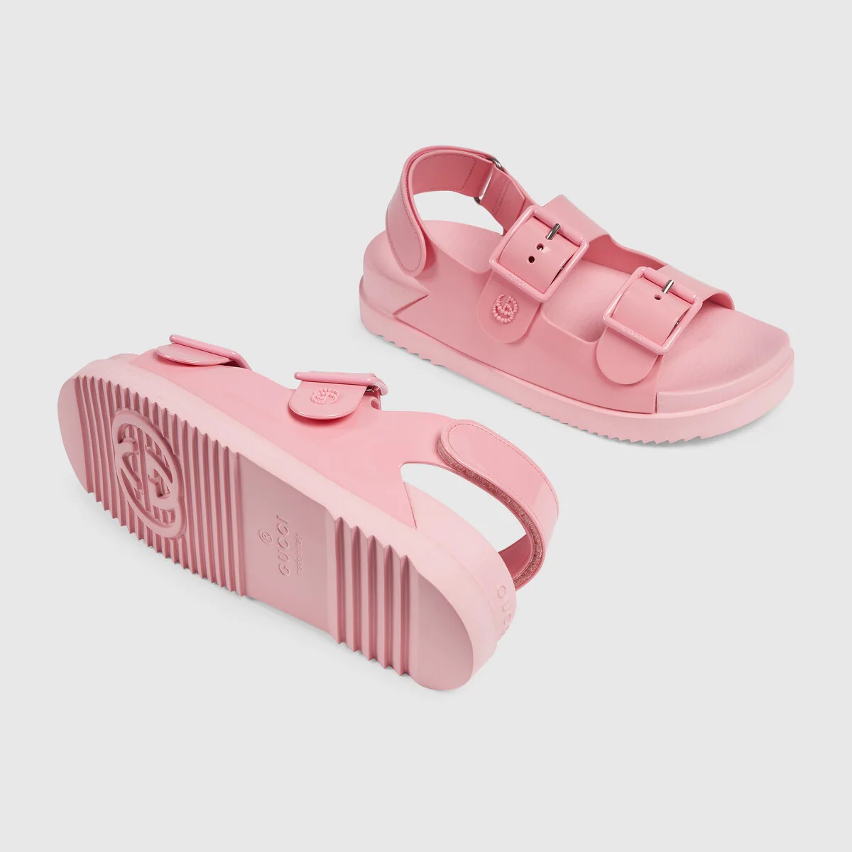 Women's sandal with mini Double G - 5