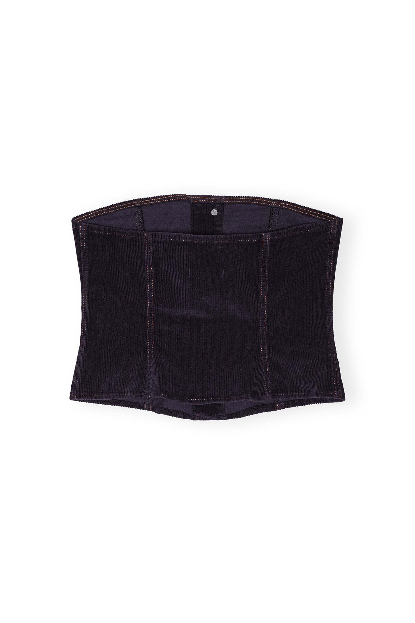 BLUE WASHED CORDUROY TOP - 1