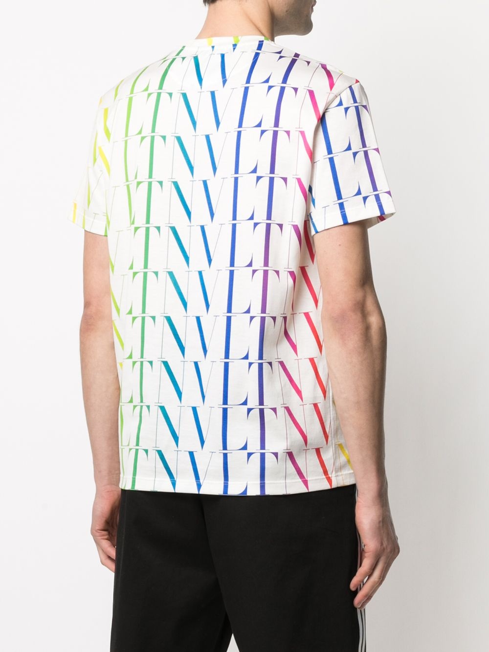 VLTN-print polo shirt - 4