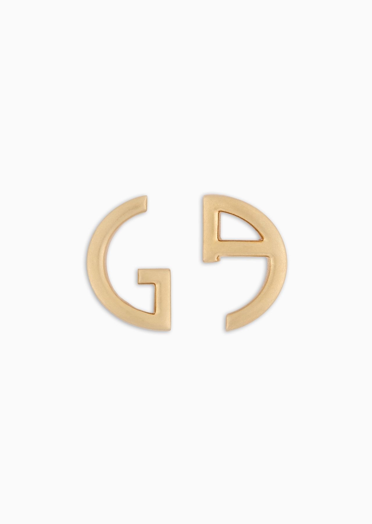 GA logo-shaped earrings - 1