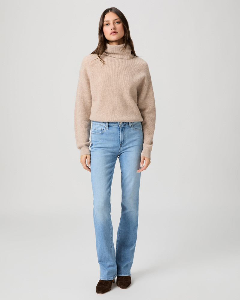 PAIGE High Rise Manhattan 32" Bootcut Jean outlook