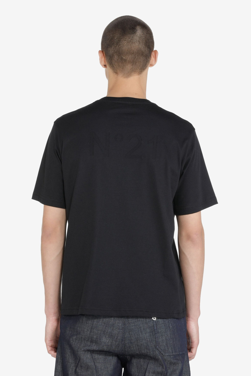 N°21 LOGO-PRINT COTTON T-SHIRT outlook