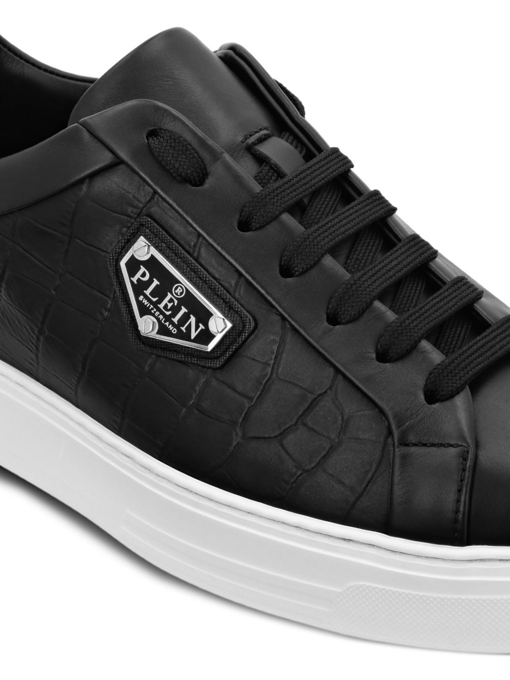 leather sneakers - 4