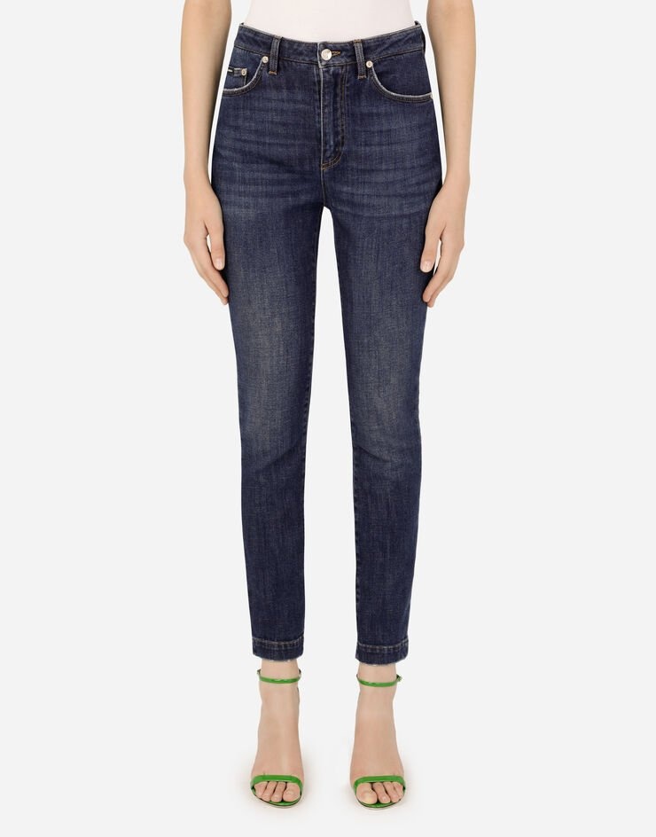 Deep blue denim Audrey jeans - 1