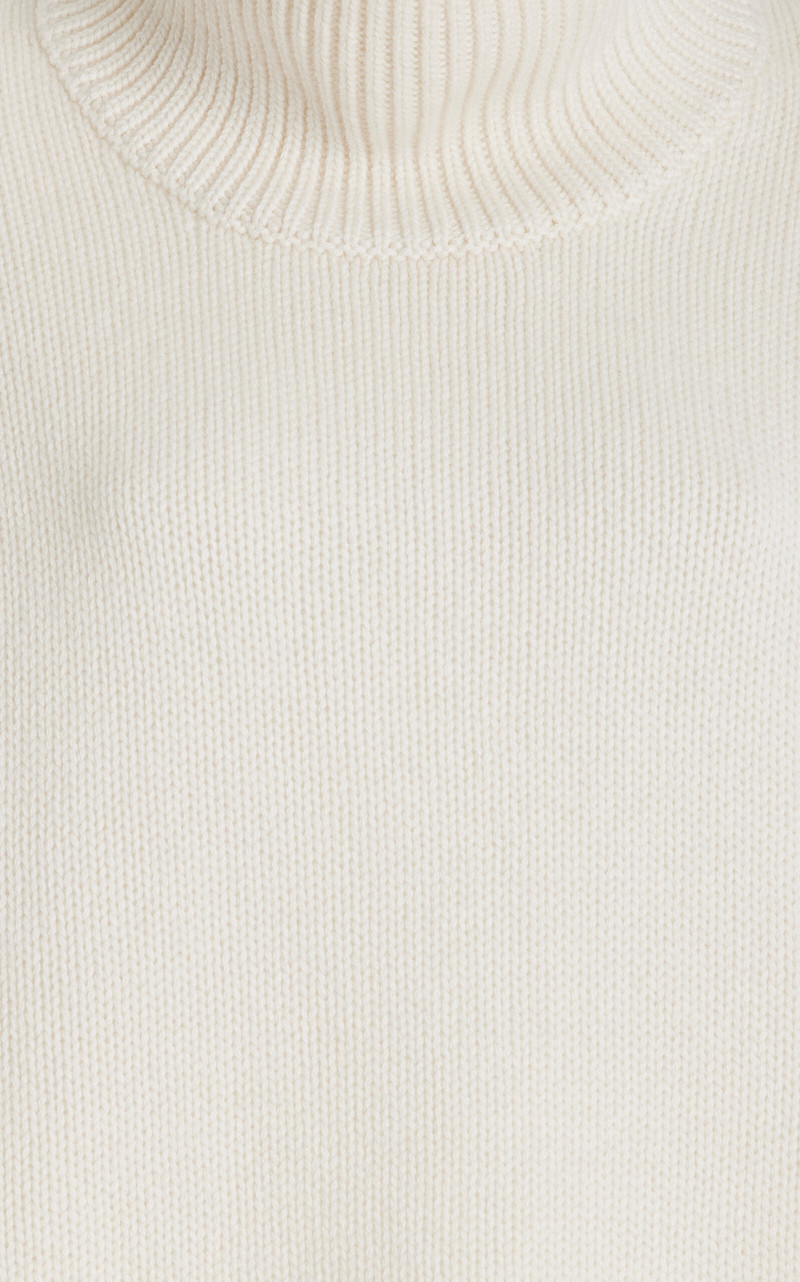 Fleur Knit Cashmere Sweater white 5