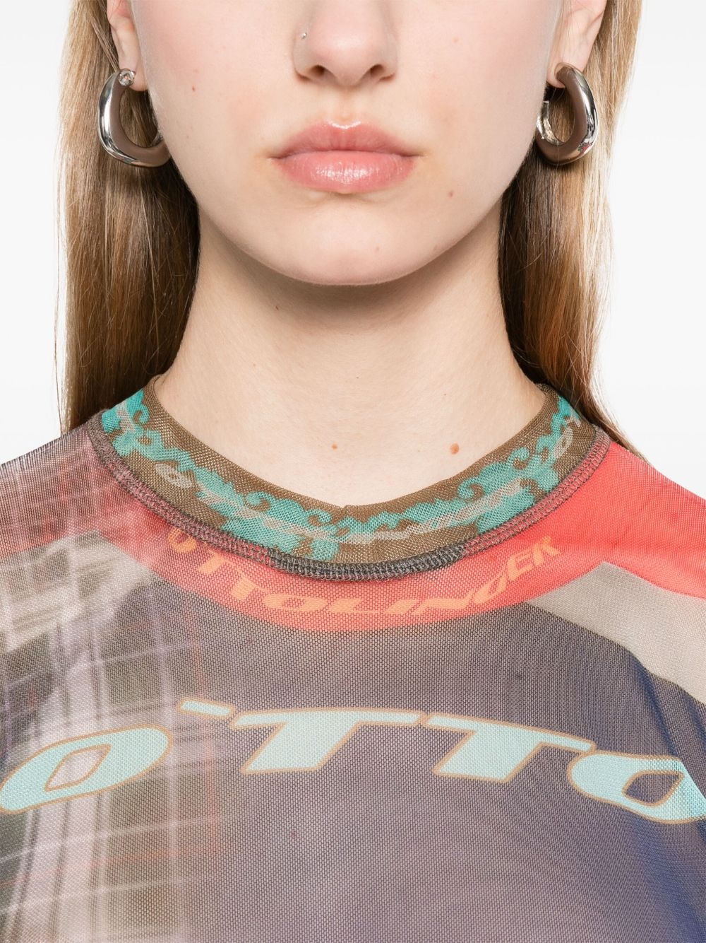 mesh T-shirt - 5