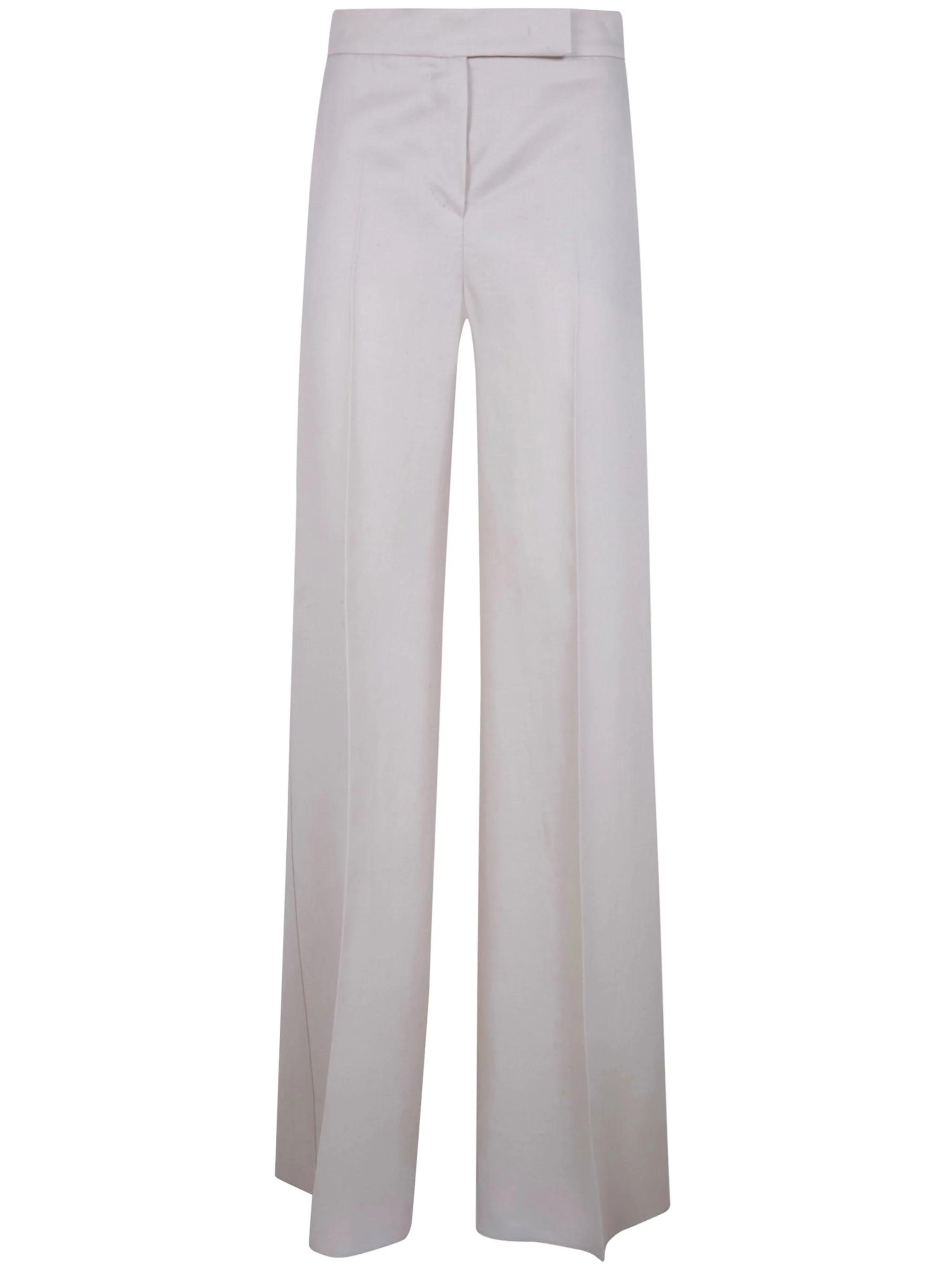 "Badesse" Linen High Waisted Long Trousers - 1
