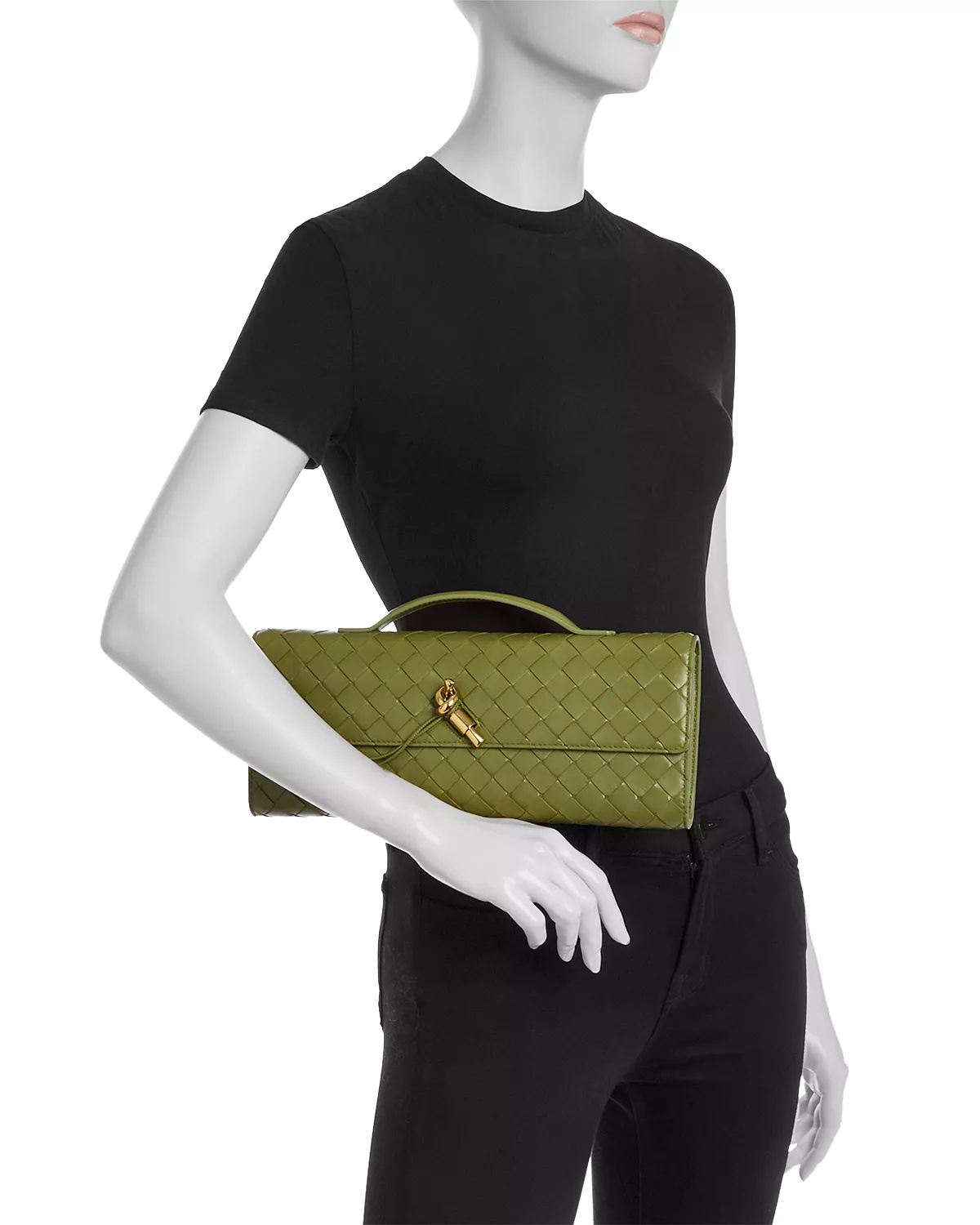 Andiamo Intrecciato Leather Clutch - 2