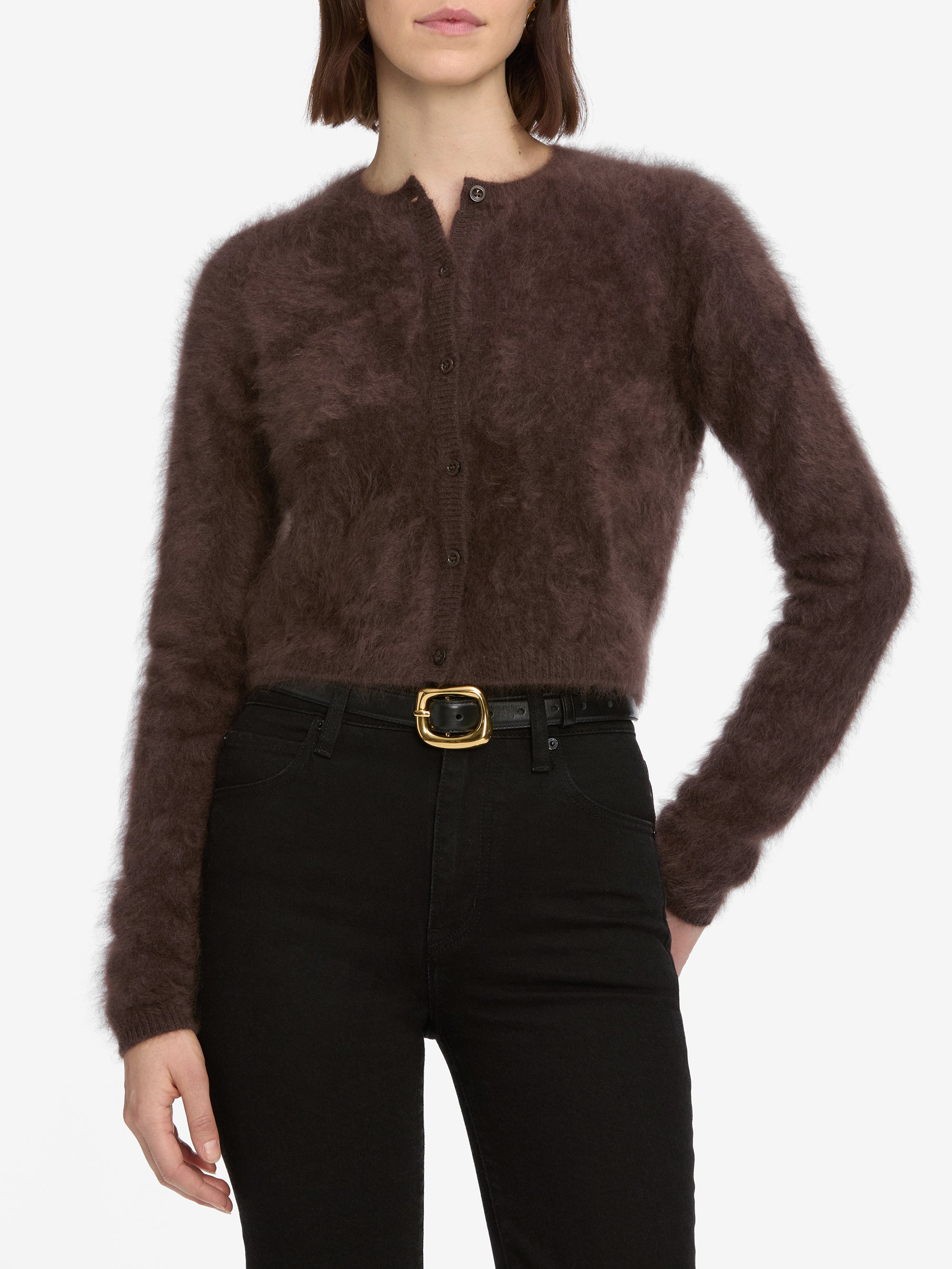 The Teddy Cardi in Coffee - 3