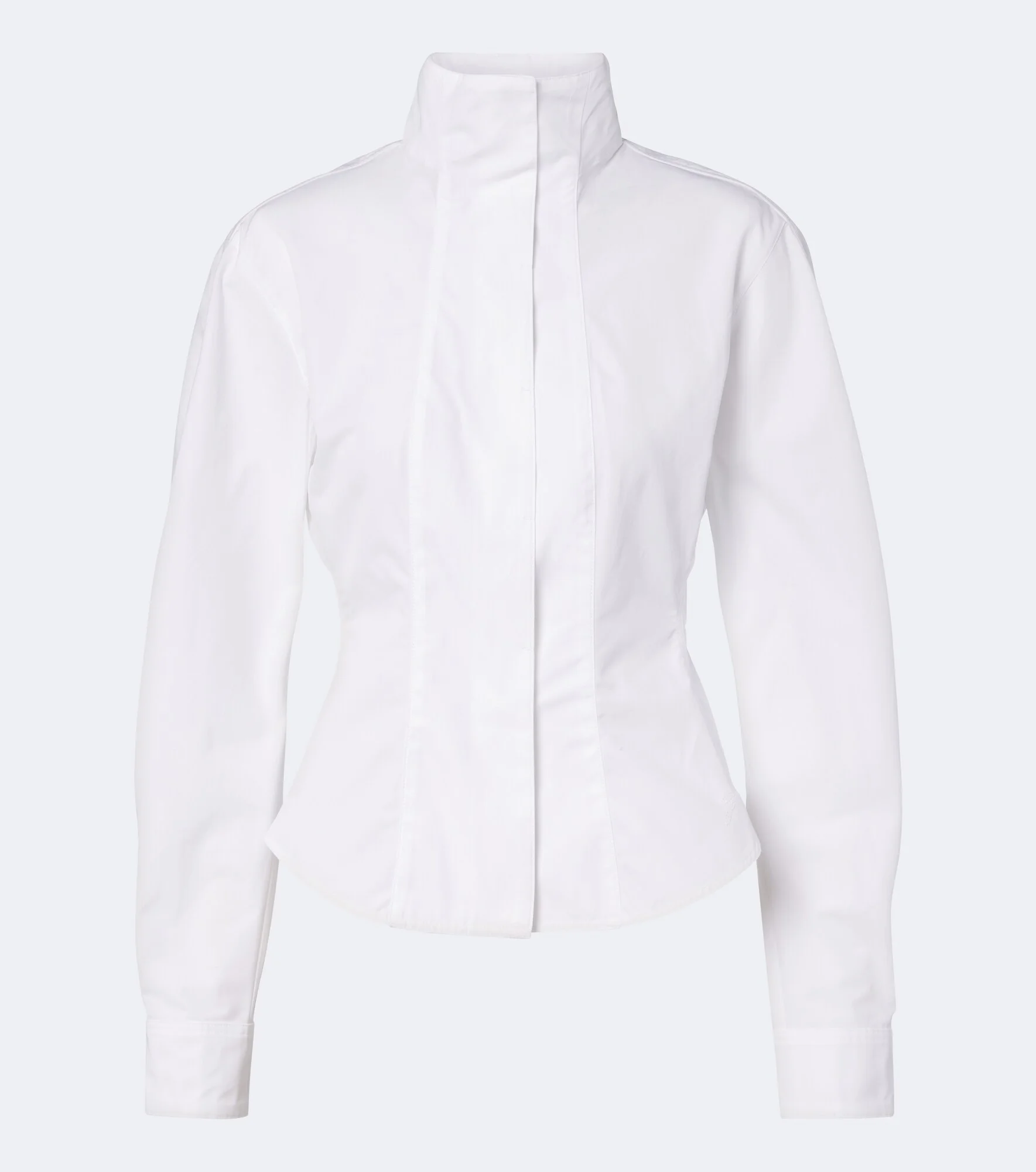 Tulipe open-back cotton poplin shirt - 1